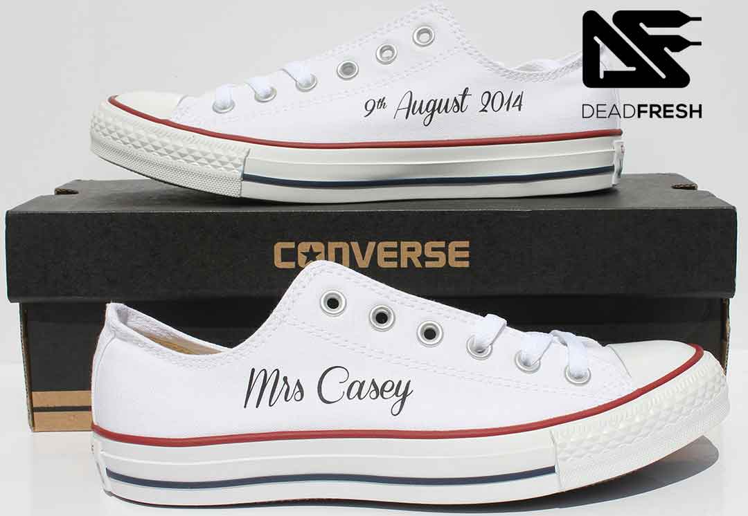 personalised wedding converse uk